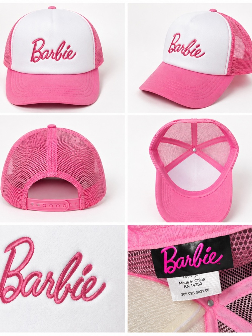💕 Official Barbie Trucker Hat 💕
Authentic Barbie pink & white trucker cap